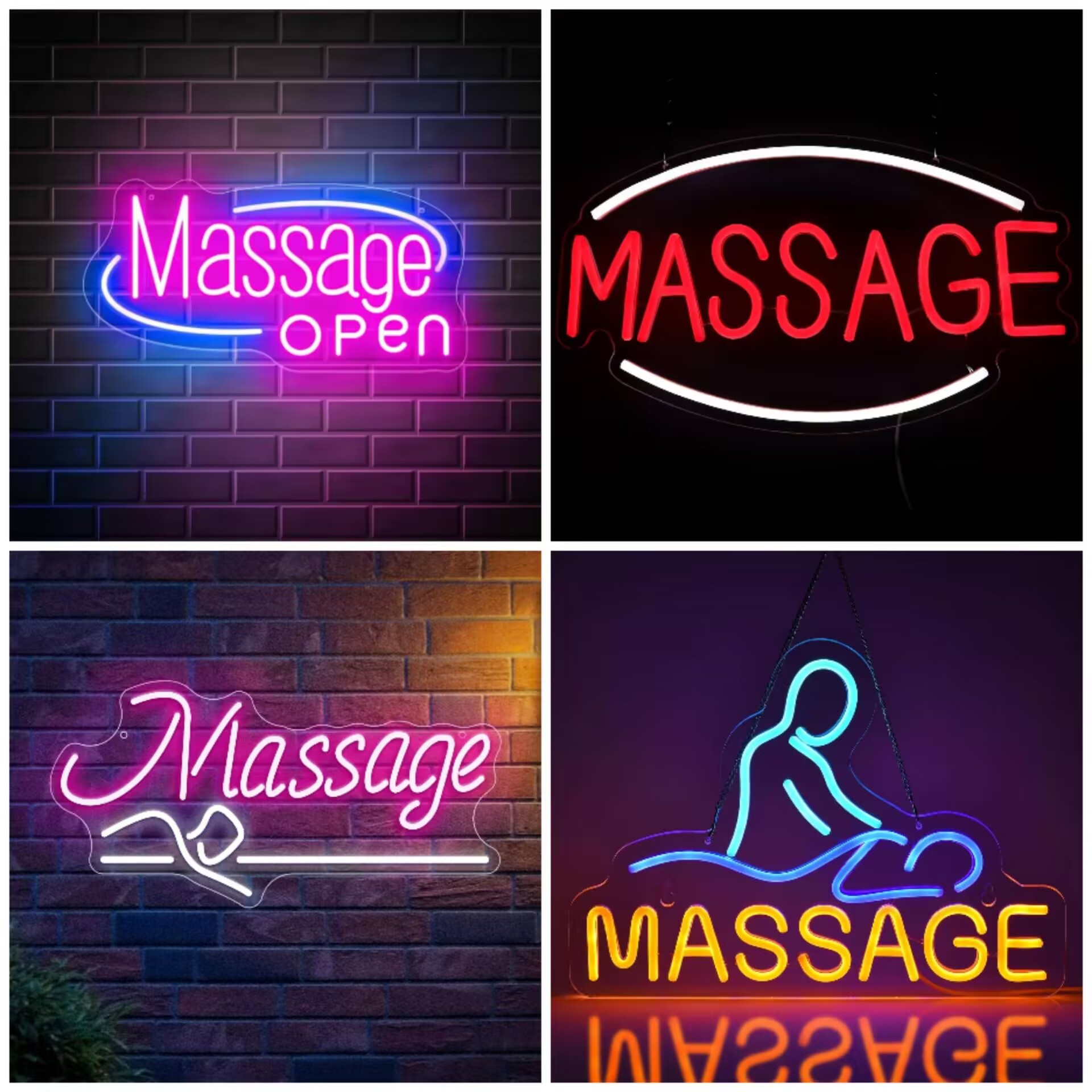 Massage Spa Open LED Neon Sign - огляд і ціна Spa And Wellness Hotel